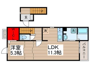 フリージアⅡの物件間取画像